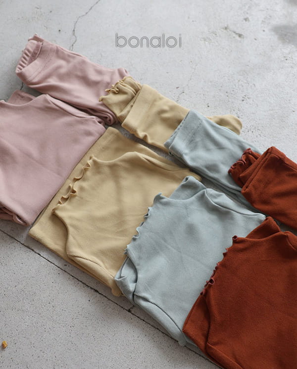 BONALOI - Korean Children Fashion - #Kfashion4kids - Brush Top Bottom Set - 11