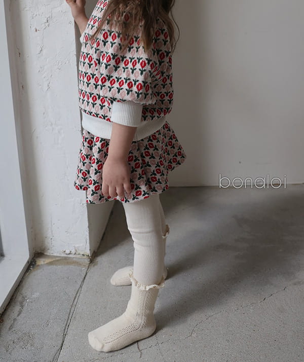 BONALOI - Korean Children Fashion - #Kfashion4kids - Brush Top Bottom Set - 5