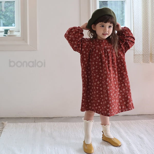 BONALOI - Korean Children Fashion - #Kfashion4kids - Milk Tee One-piece