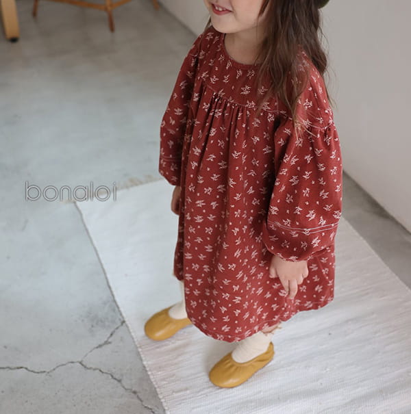 BONALOI - Korean Children Fashion - #Kfashion4kids - Milk Tee One-piece - 12