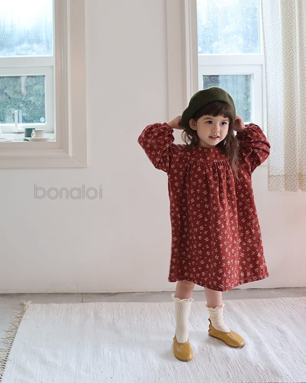 BONALOI - Korean Children Fashion - #Kfashion4kids - Milk Tee One-piece - 2