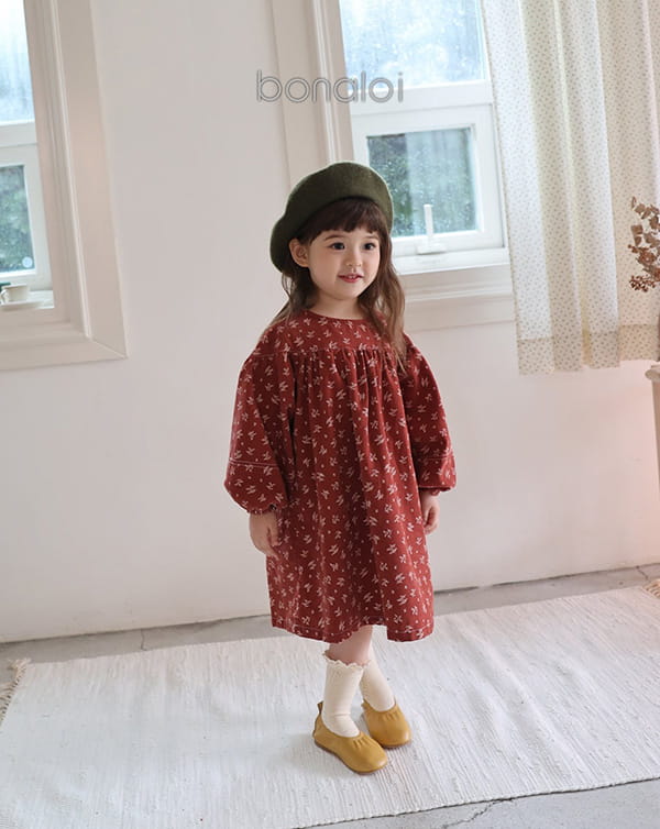 BONALOI - Korean Children Fashion - #Kfashion4kids - Milk Tee One-piece - 3