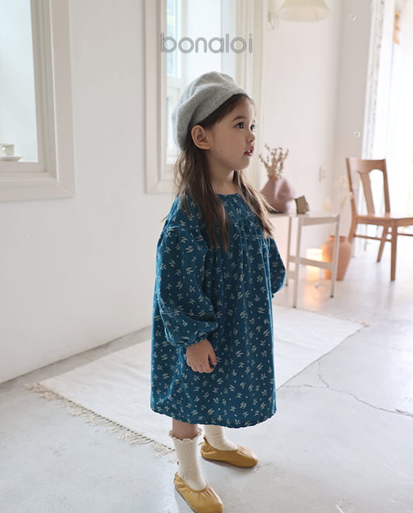 BONALOI - Korean Children Fashion - #Kfashion4kids - Milk Tee One-piece - 6