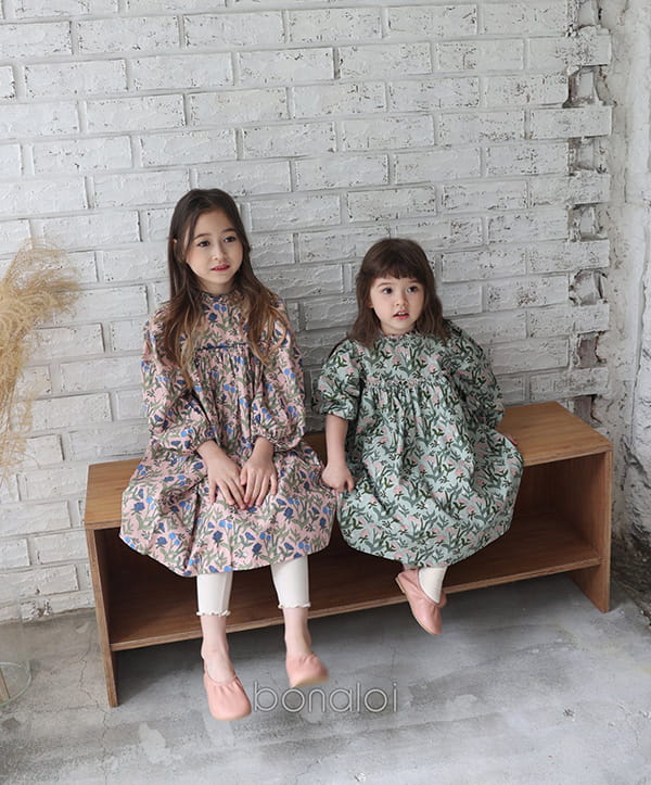 BONALOI - Korean Children Fashion - #Kfashion4kids - Mignon Frill One-piece