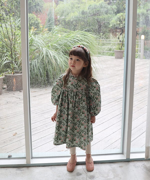 BONALOI - Korean Children Fashion - #Kfashion4kids - Mignon Frill One-piece - 11