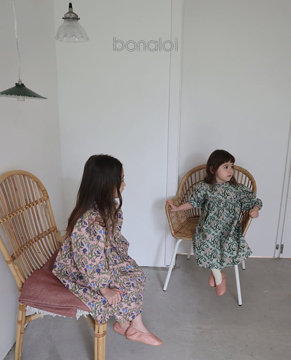 BONALOI - Korean Children Fashion - #Kfashion4kids - Mignon Frill One-piece - 2
