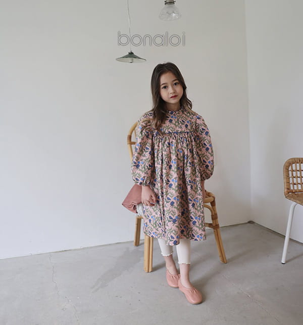 BONALOI - Korean Children Fashion - #Kfashion4kids - Mignon Frill One-piece - 3