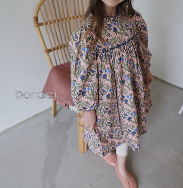 BONALOI - Korean Children Fashion - #Kfashion4kids - Mignon Frill One-piece - 5