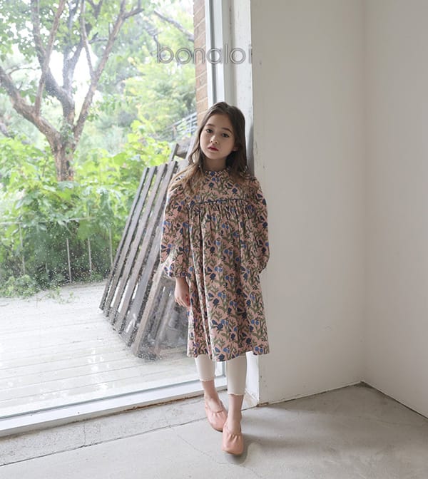 BONALOI - Korean Children Fashion - #Kfashion4kids - Mignon Frill One-piece - 6