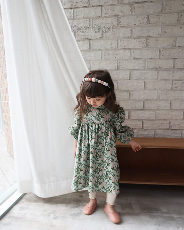 BONALOI - Korean Children Fashion - #Kfashion4kids - Mignon Frill One-piece - 9