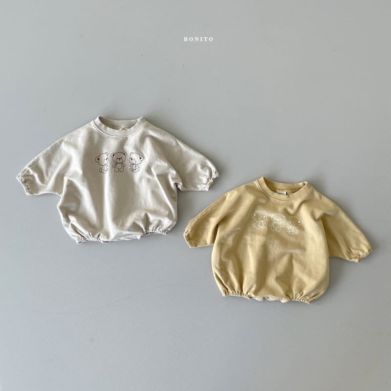 BONITO - Korean Children Fashion - #Kfashion4kids - Three Bears Bodysuit - 2