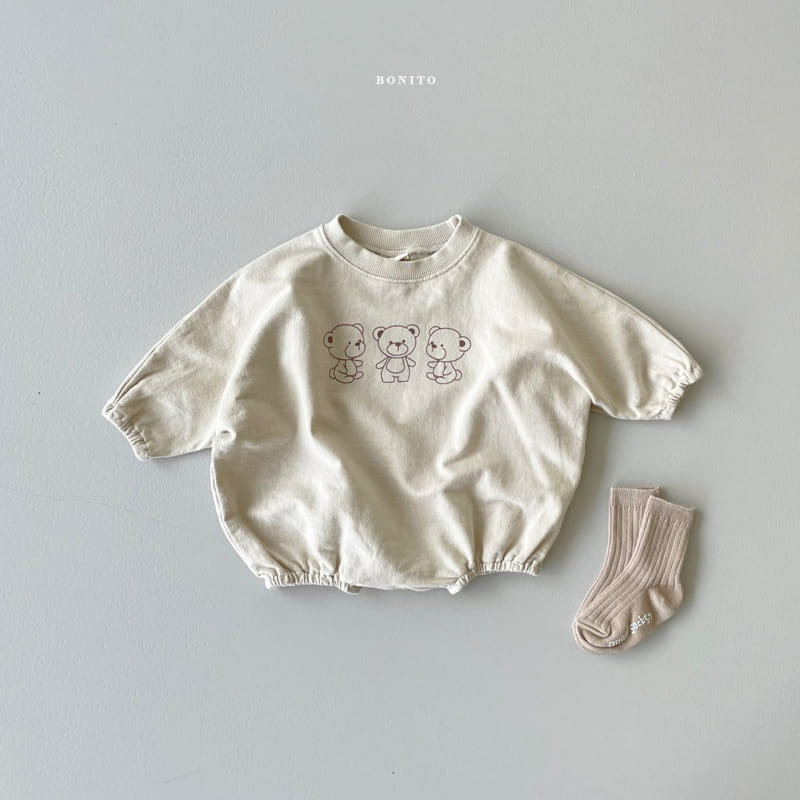 BONITO - Korean Children Fashion - #Kfashion4kids - Three Bears Bodysuit - 5