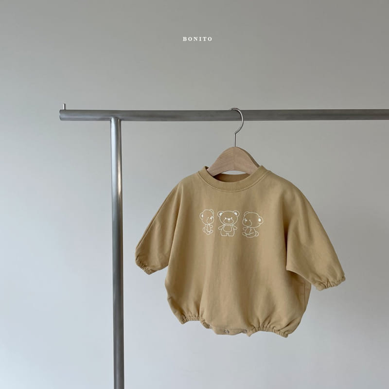 BONITO - Korean Children Fashion - #Kfashion4kids - Three Bears Bodysuit - 9