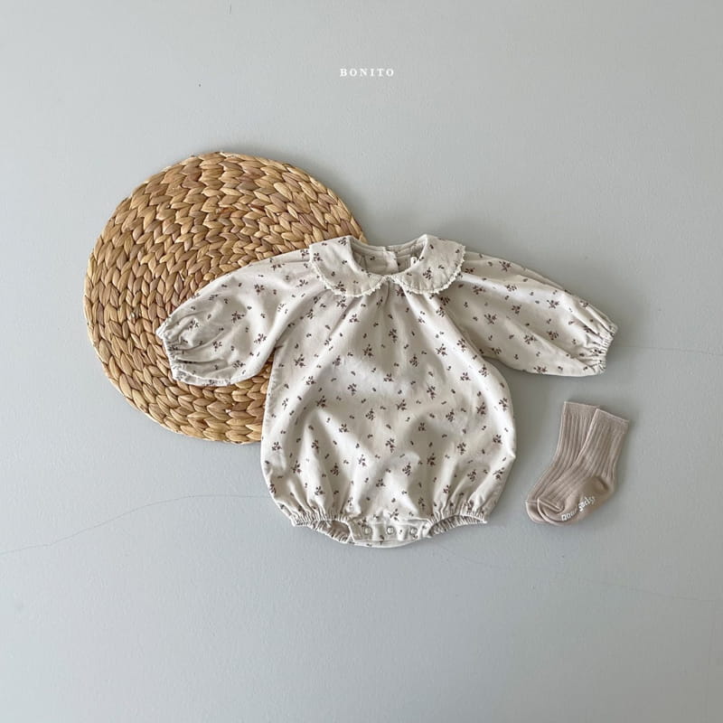 BONITO - Korean Children Fashion - #Kfashion4kids - Lidia Flower Bodysuit - 8