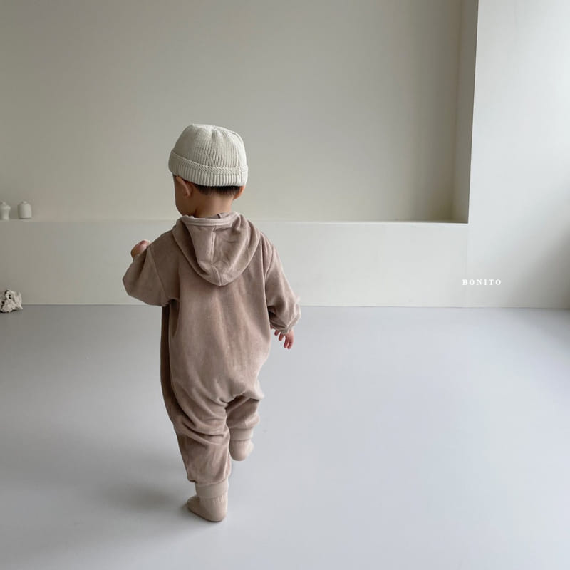 BONITO - Korean Children Fashion - #Kfashion4kids - Soft Bear Hoody Bodysuit - 7