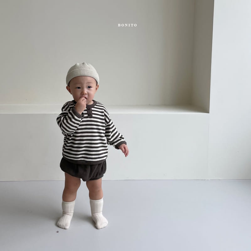 BONITO - Korean Children Fashion - #Kfashion4kids - Waffle Top Bloomer Set - 7