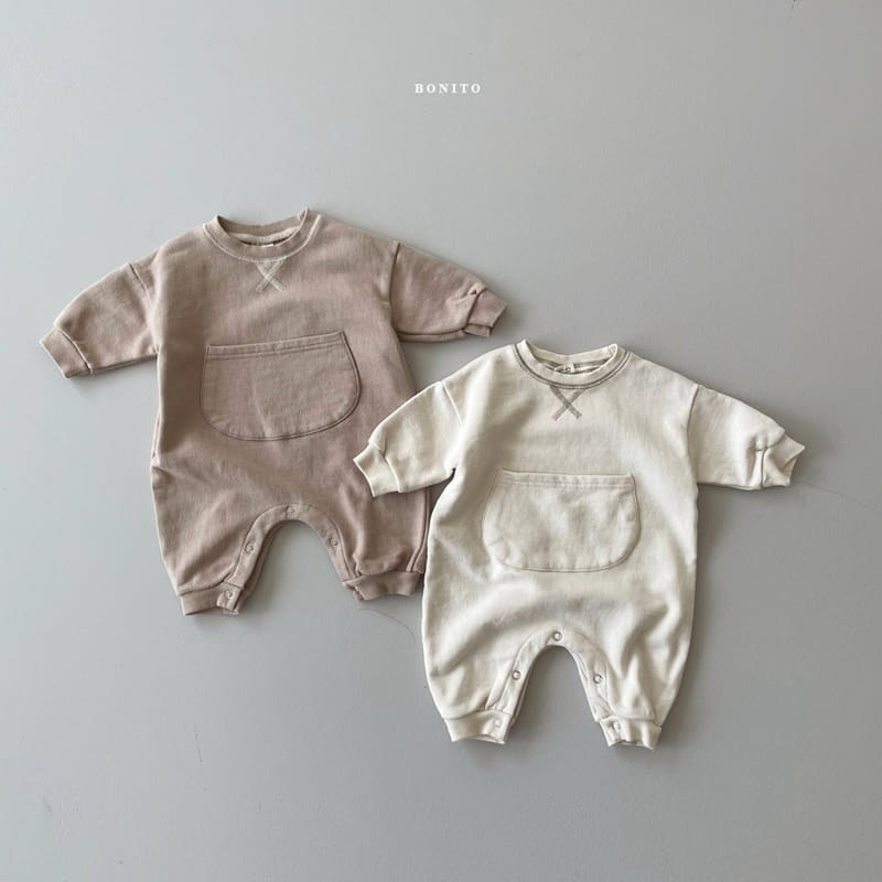 BONITO - Korean Children Fashion - #Kfashion4kids - Guy Pocket Bodysuit - 2