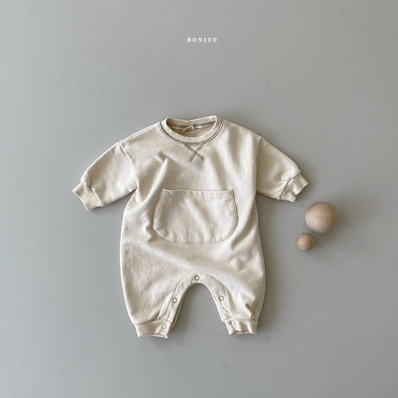 BONITO - Korean Children Fashion - #Kfashion4kids - Guy Pocket Bodysuit - 4