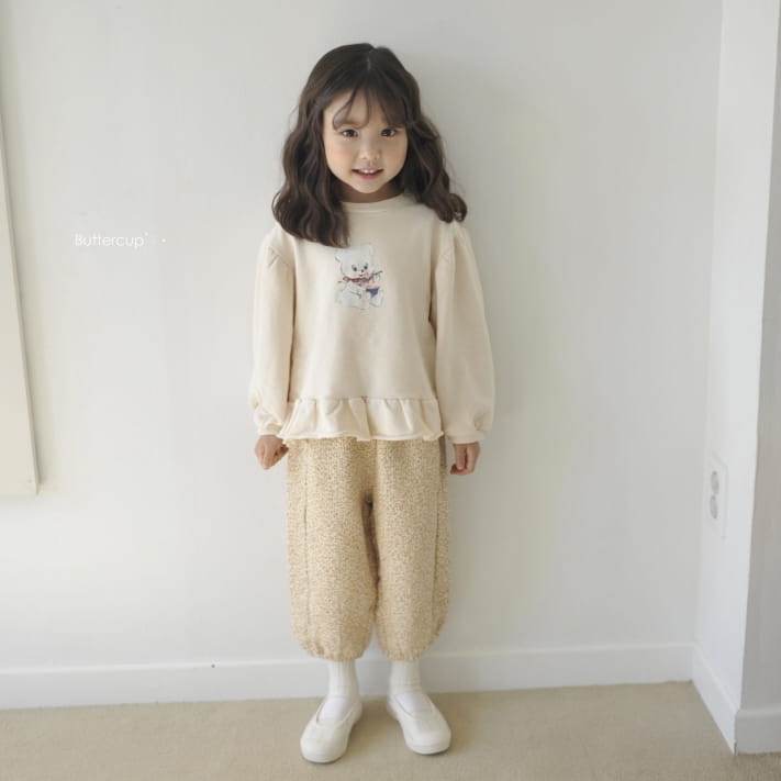 BUTTERCUP - Korean Children Fashion - #Kfashion4kids - Small Flower Cotton Pants