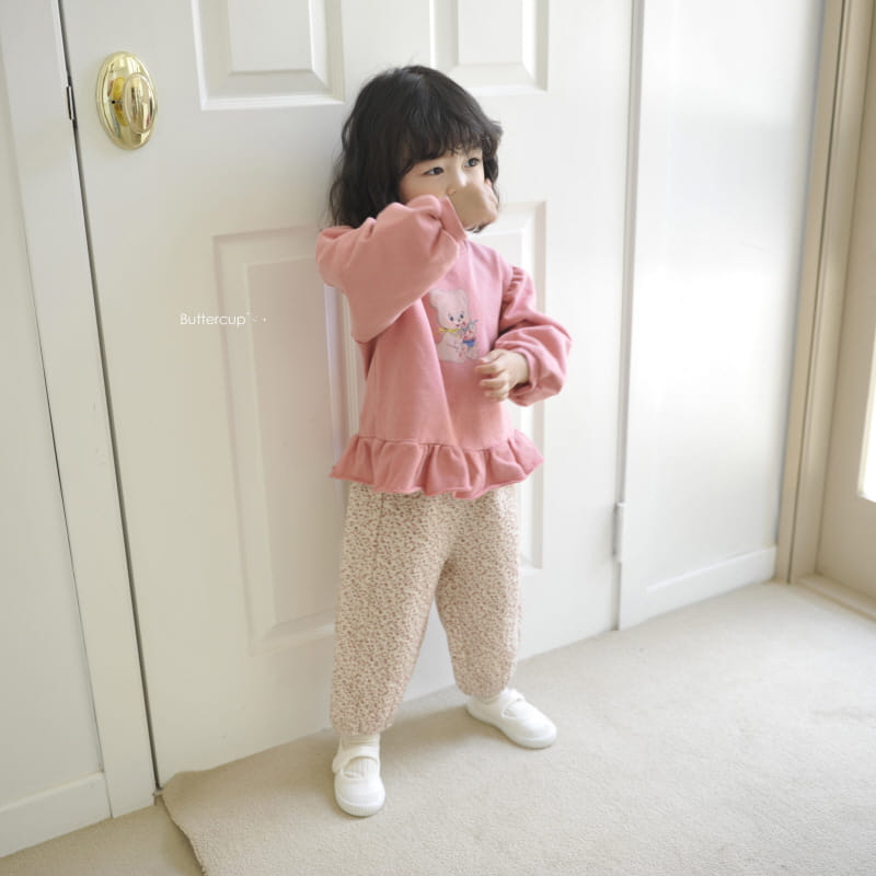 BUTTERCUP - Korean Children Fashion - #Kfashion4kids - Small Flower Cotton Pants - 12