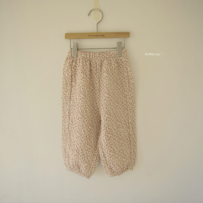 BUTTERCUP - Korean Children Fashion - #Kfashion4kids - Small Flower Cotton Pants - 8