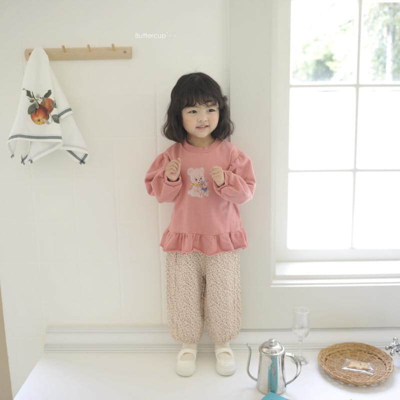 BUTTERCUP - Korean Children Fashion - #Kfashion4kids - Small Flower Cotton Pants - 9