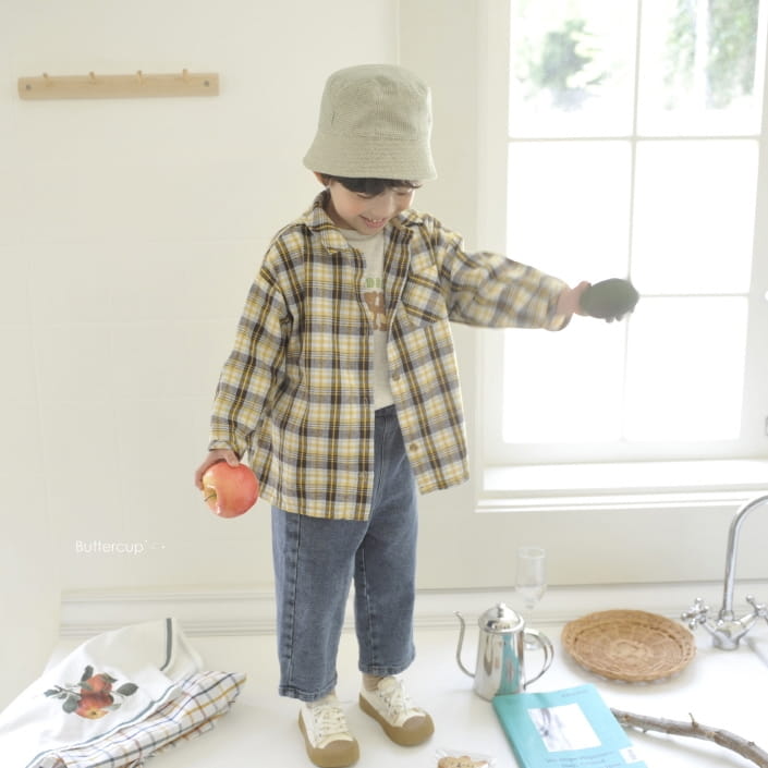 BUTTERCUP - Korean Children Fashion - #Kfashion4kids - Check Bear Shirt Jacket