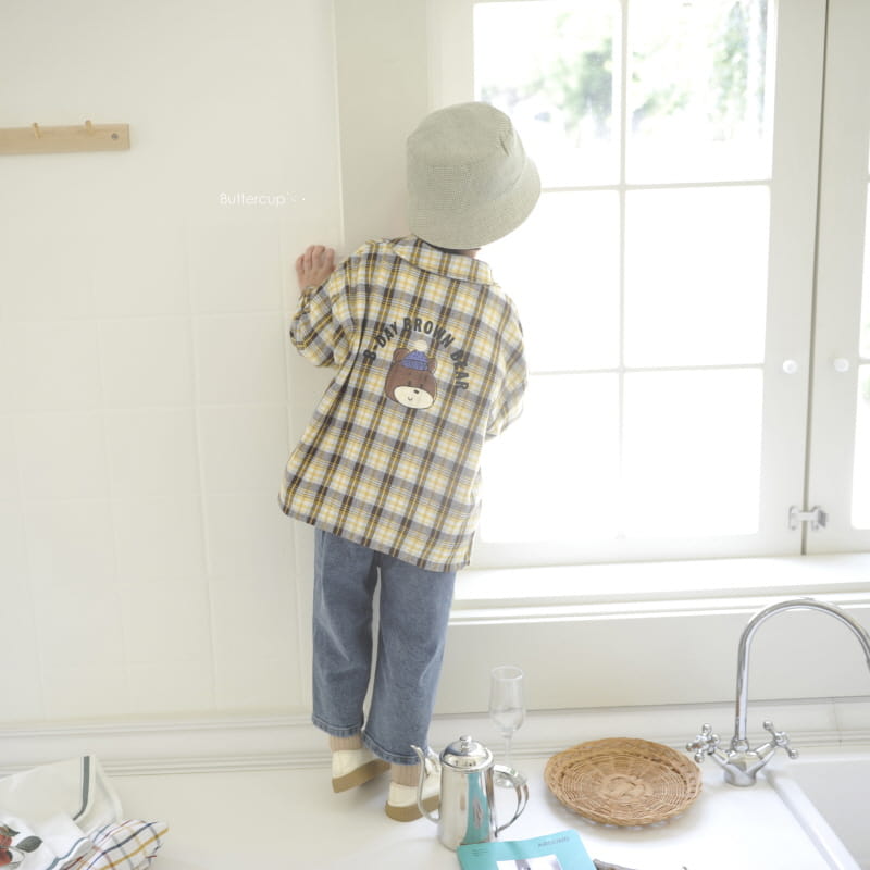 BUTTERCUP - Korean Children Fashion - #Kfashion4kids - Check Bear Shirt Jacket - 11