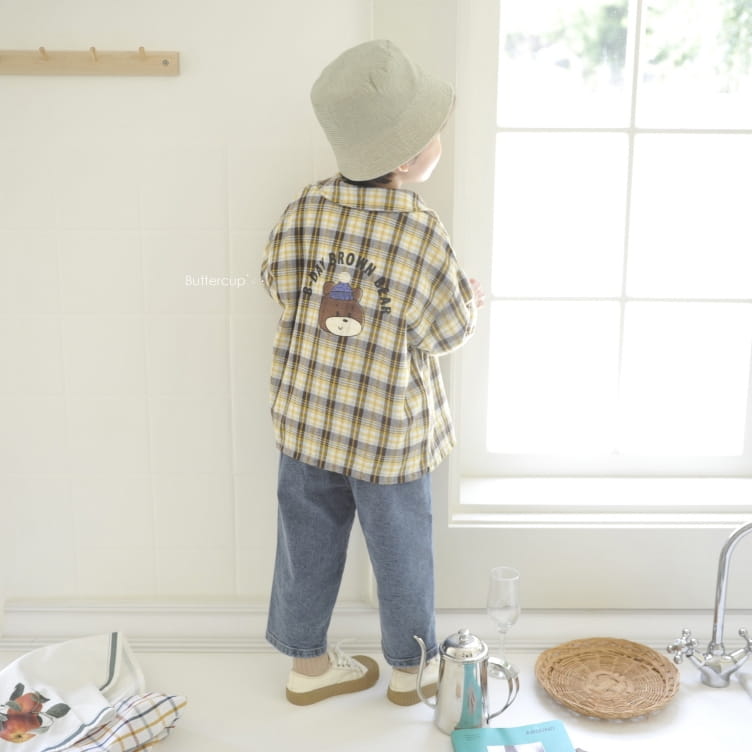 BUTTERCUP - Korean Children Fashion - #Kfashion4kids - Check Bear Shirt Jacket - 2