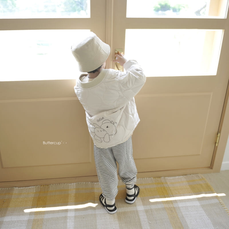 BUTTERCUP - Korean Children Fashion - #Kfashion4kids - Cocoa Bear Quilting Jumper - 2