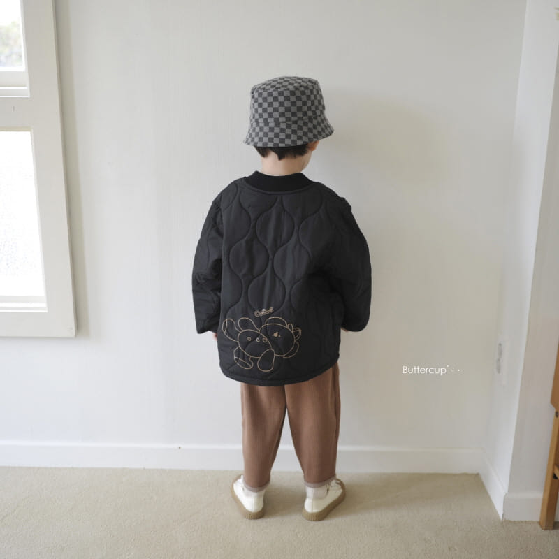 BUTTERCUP - Korean Children Fashion - #Kfashion4kids - Cocoa Bear Quilting Jumper - 5