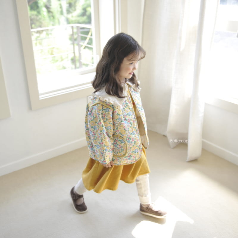 BUTTERCUP - Korean Children Fashion - #Kfashion4kids - Flower Jar Quilting Padding Jumper - 10