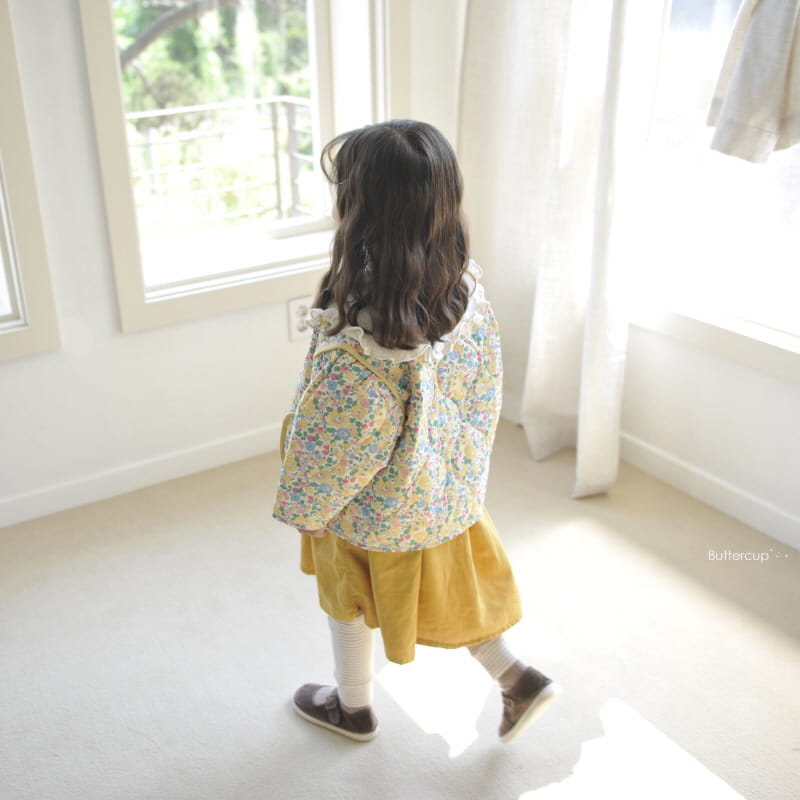 BUTTERCUP - Korean Children Fashion - #Kfashion4kids - Flower Jar Quilting Padding Jumper - 11