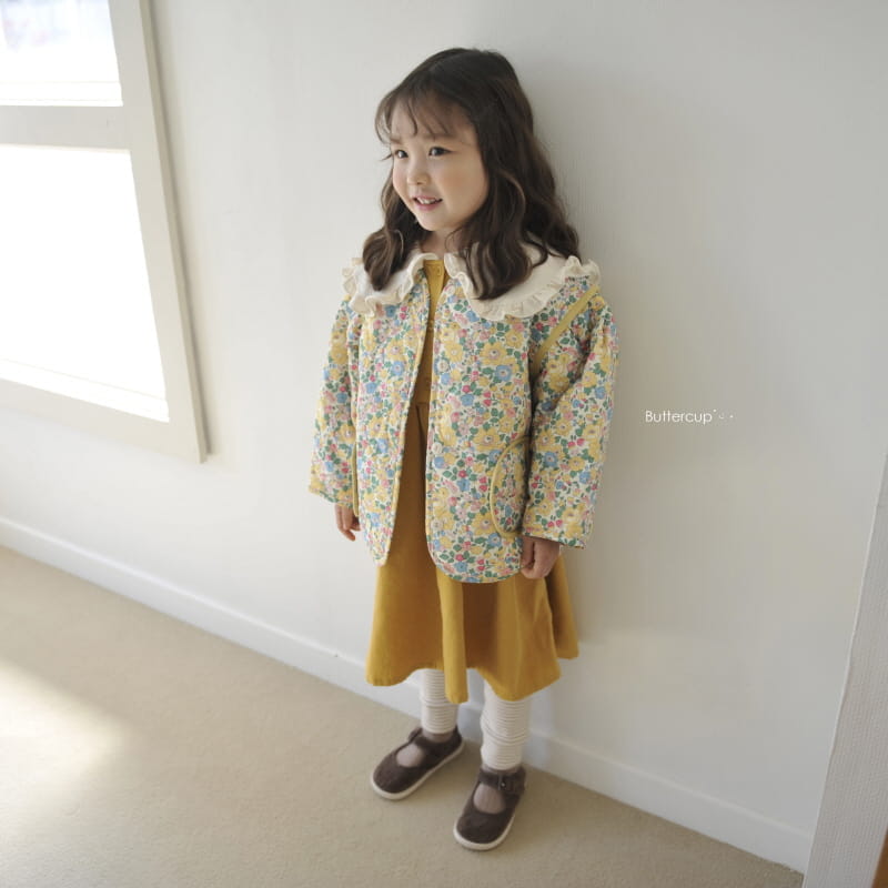 BUTTERCUP - Korean Children Fashion - #Kfashion4kids - Flower Jar Quilting Padding Jumper - 9