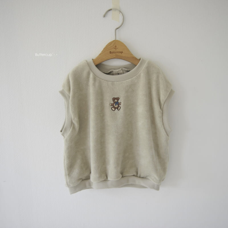 BUTTERCUP - Korean Children Fashion - #Kfashion4kids - Terry Bear Vest - 7