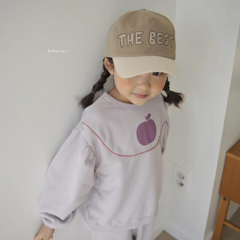 BUTTERCUP - Korean Children Fashion - #Kfashion4kids - Apple Round Top Bottom Set - 4