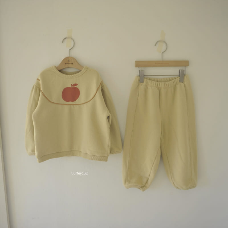 BUTTERCUP - Korean Children Fashion - #Kfashion4kids - Apple Round Top Bottom Set - 6