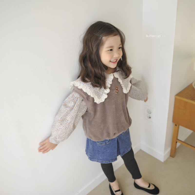 BUTTERCUP - Korean Children Fashion - #Kfashion4kids - Slim Denim Skirt Leggings - 10