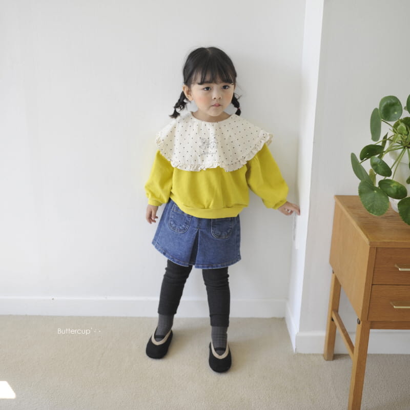 BUTTERCUP - Korean Children Fashion - #Kfashion4kids - Slim Denim Skirt Leggings - 2