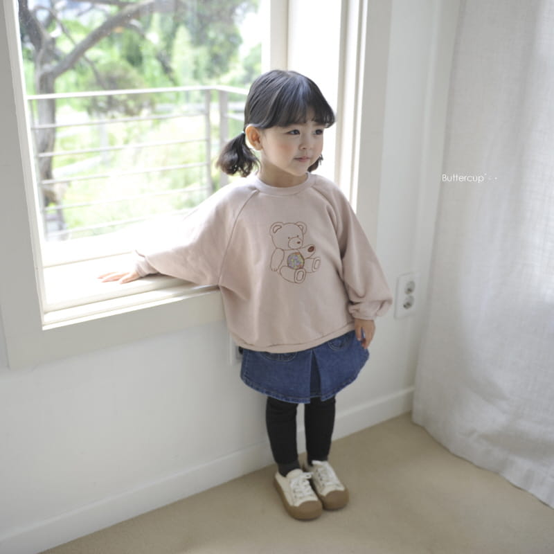BUTTERCUP - Korean Children Fashion - #Kfashion4kids - Slim Denim Skirt Leggings - 3
