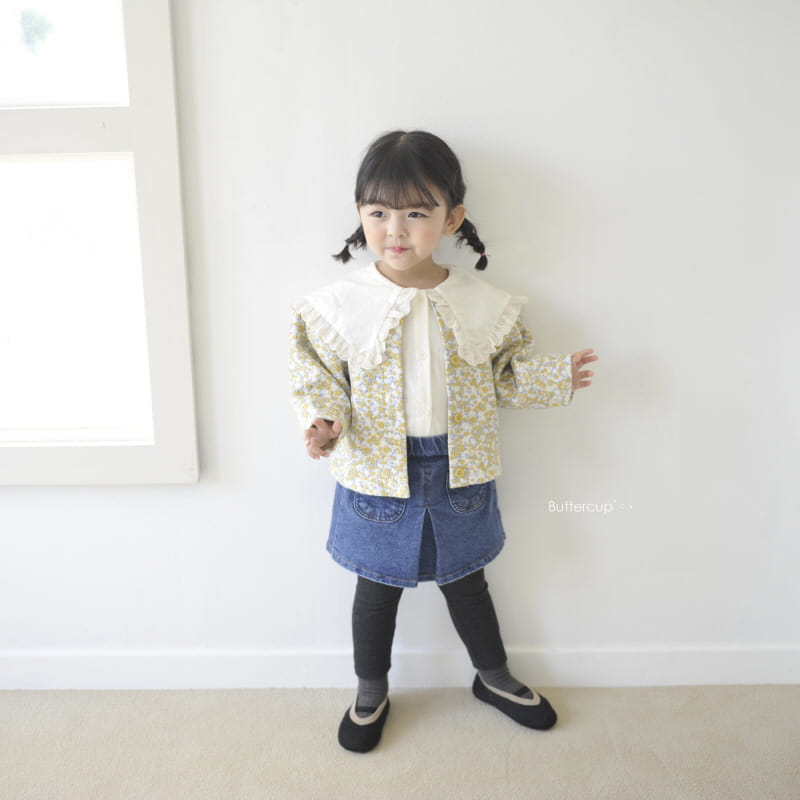 BUTTERCUP - Korean Children Fashion - #Kfashion4kids - Slim Denim Skirt Leggings - 6