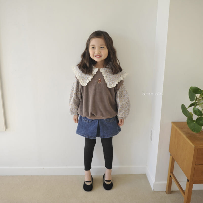 BUTTERCUP - Korean Children Fashion - #Kfashion4kids - Slim Denim Skirt Leggings - 9