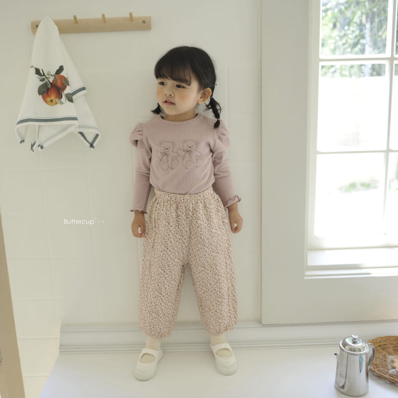 BUTTERCUP - Korean Children Fashion - #Kfashion4kids - Hi Bear Rib Tee - 10