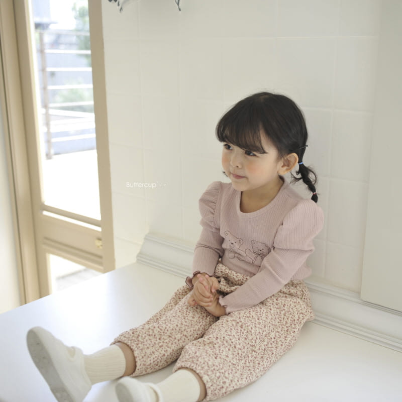 BUTTERCUP - Korean Children Fashion - #Kfashion4kids - Hi Bear Rib Tee - 2