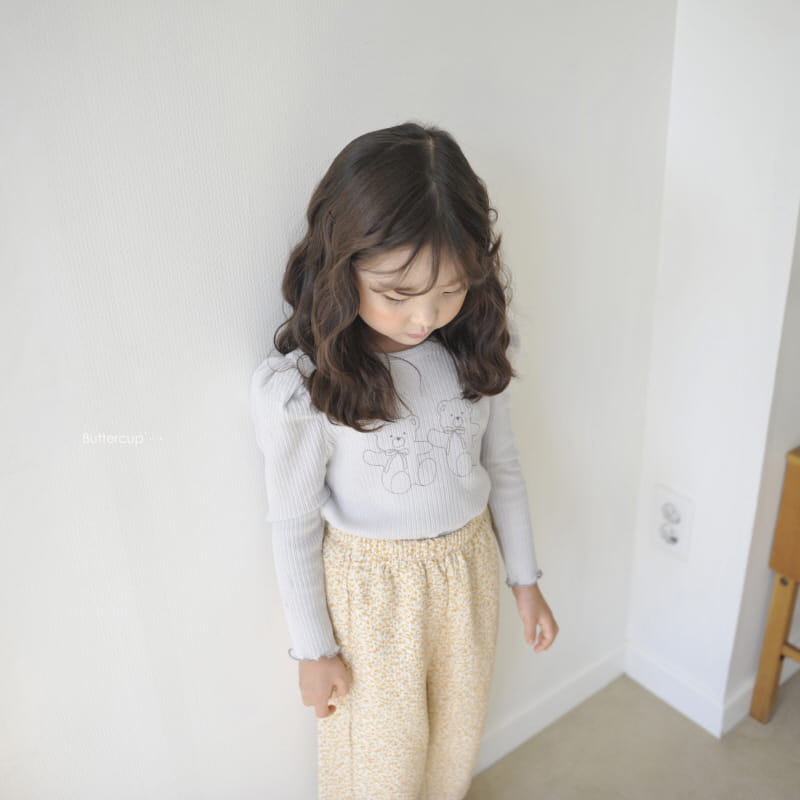 BUTTERCUP - Korean Children Fashion - #Kfashion4kids - Hi Bear Rib Tee - 3