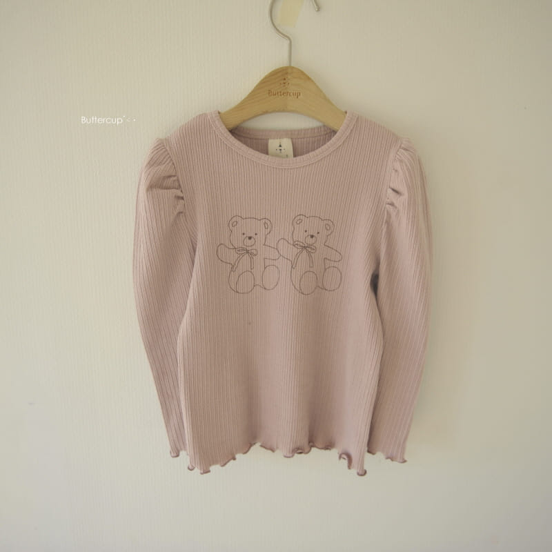 BUTTERCUP - Korean Children Fashion - #Kfashion4kids - Hi Bear Rib Tee - 5