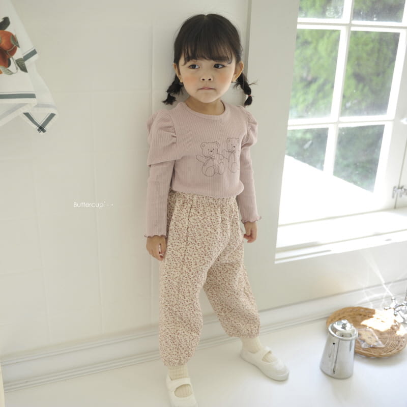 BUTTERCUP - Korean Children Fashion - #Kfashion4kids - Hi Bear Rib Tee - 7