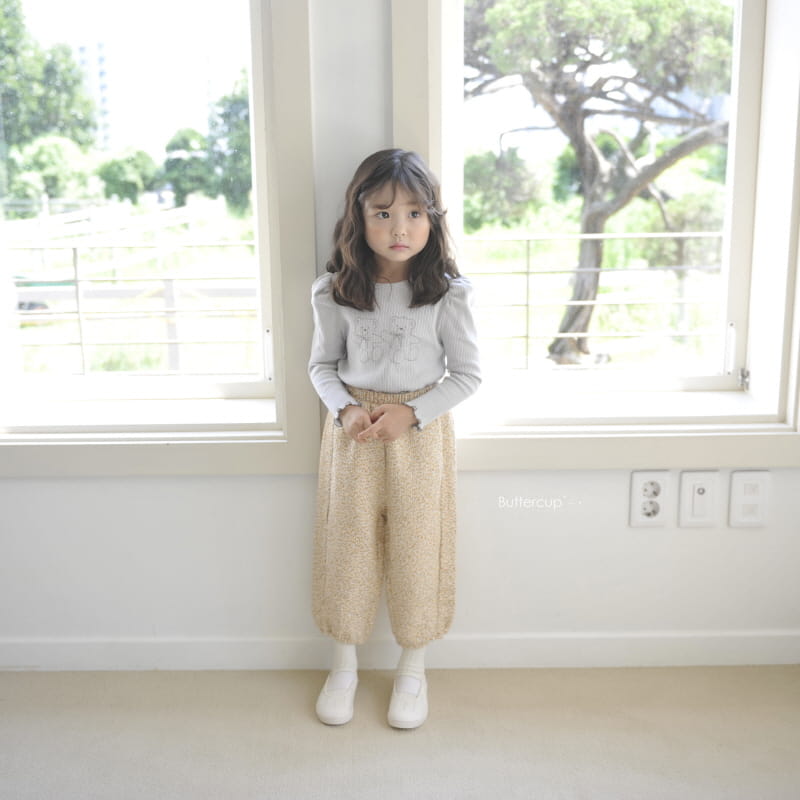 BUTTERCUP - Korean Children Fashion - #Kfashion4kids - Hi Bear Rib Tee - 8