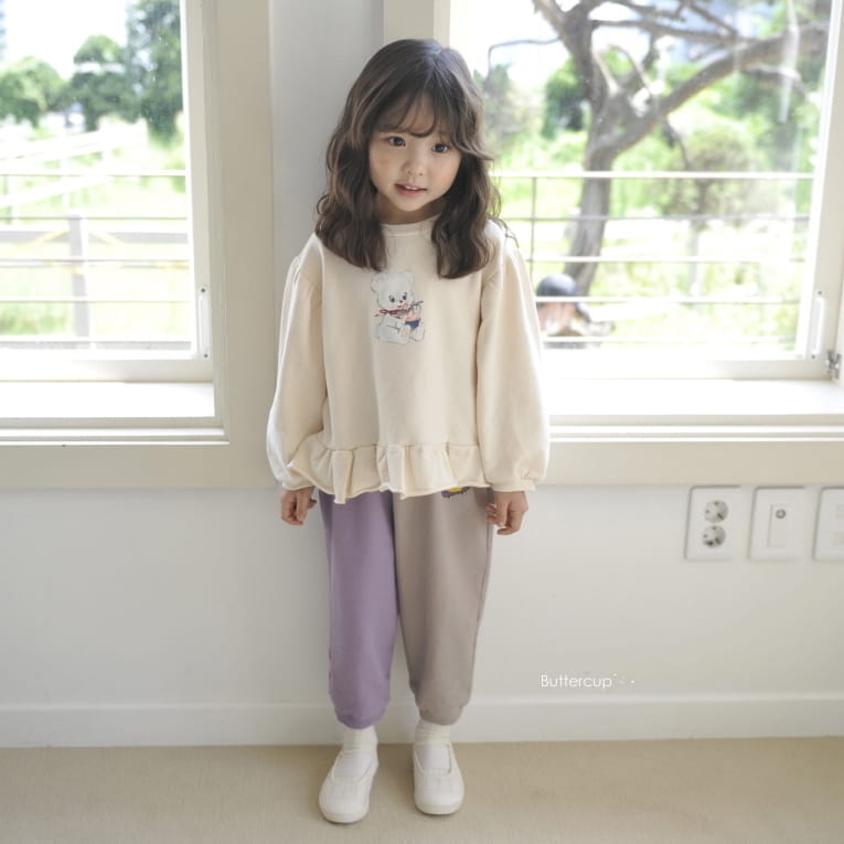 BUTTERCUP - Korean Children Fashion - #Kfashion4kids - Shabet Frill Sweatshirt - 2