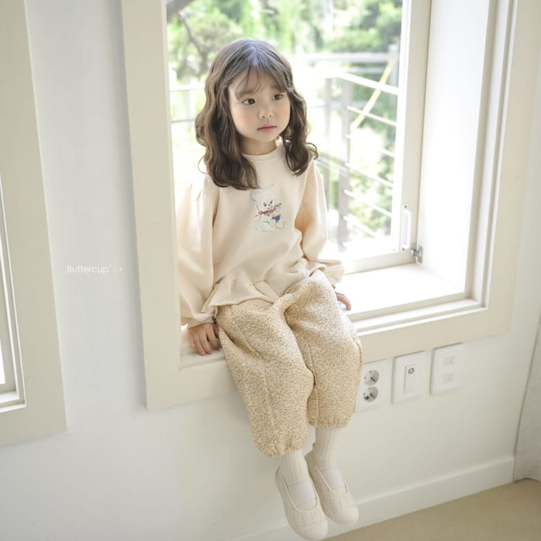 BUTTERCUP - Korean Children Fashion - #Kfashion4kids - Shabet Frill Sweatshirt - 6